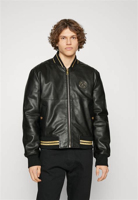 versace jeans couture lederjacke